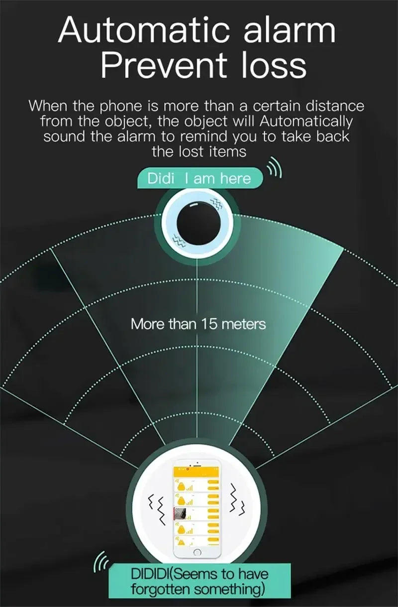 GPS Tracker Bluetooth 5.0 Anti-Lost GPS Mini Device Pet Kids Bag Wallet Tracking For IOS Android Smart Finder Locator